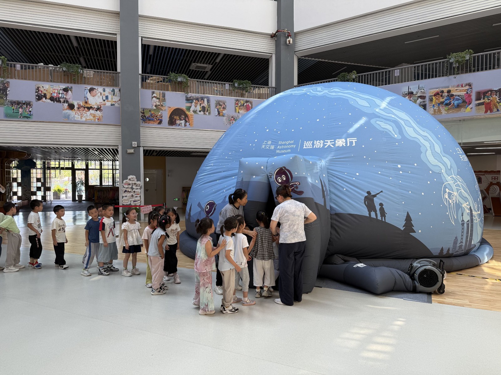 在全国科普月邂逅星空，上海天文馆联合南汇新城镇打造科普文化特色活动