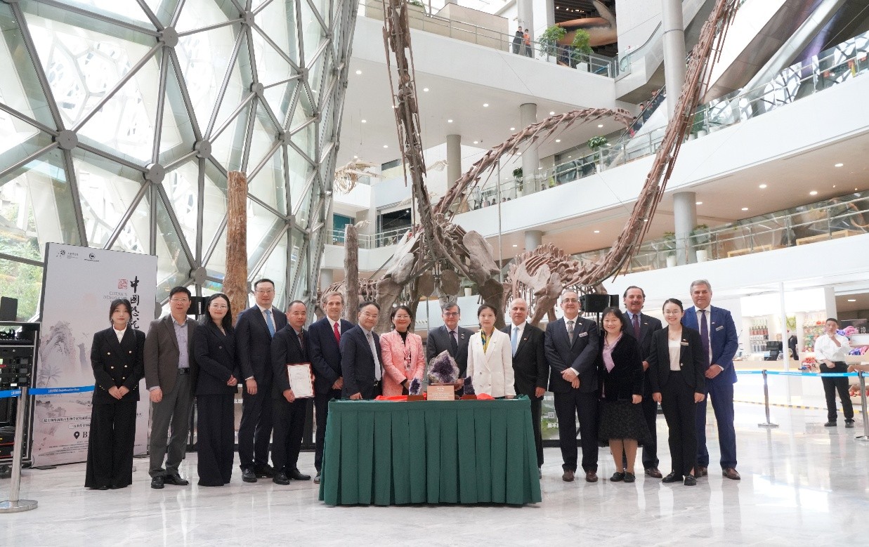 乌拉圭紫水晶珍品入驻上海自然博物馆，中乌文化交流再谱新篇